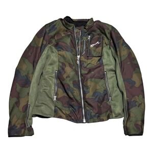 Alpinestars Astella Camouflage Padded Full Zip Motorcycle Jacket Women's Medium
